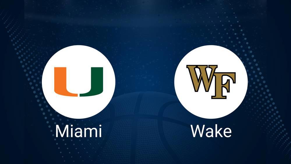 Wake Forest vs. Miami (FL) Basketball Tickets - Saturday, January 11