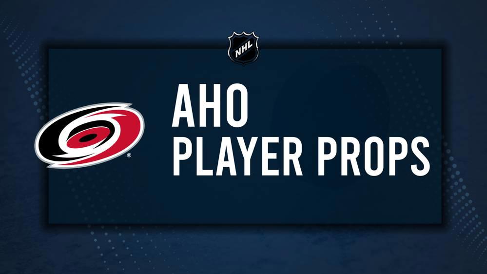 Sebastian Aho Player Prop Bets for the Hurricanes vs. Flames Game - March 2