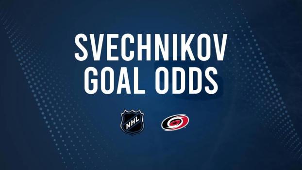 Will Andrei Svechnikov Score a Goal Against the Oilers on March 1?