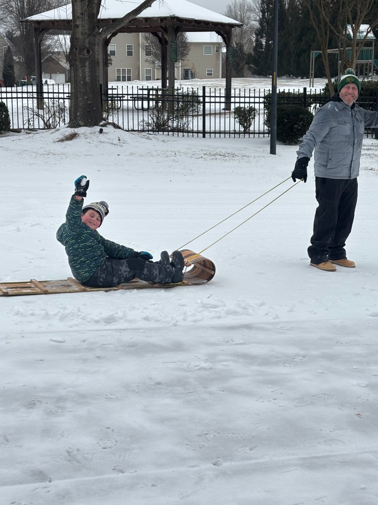Area dodges worst of winter storm; community shares snapshots of the frozen weather